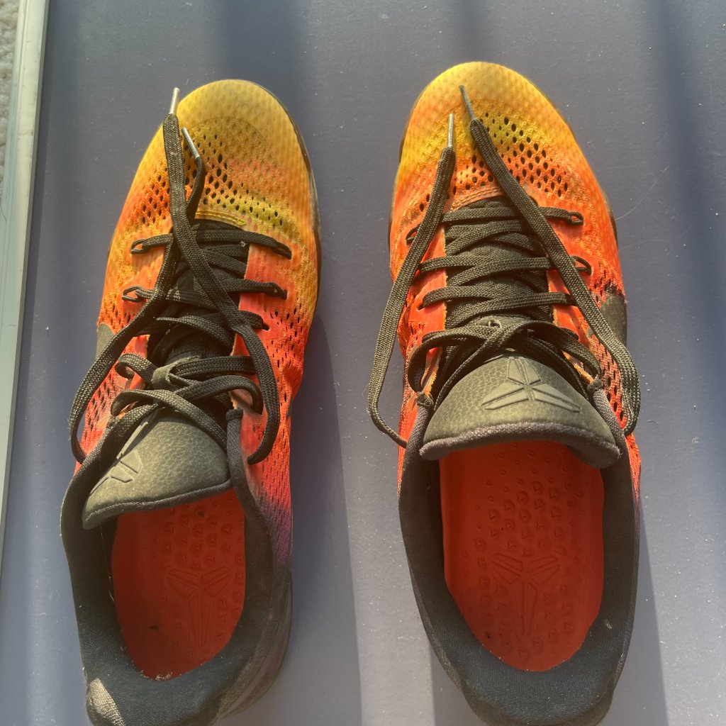 Nike X Kobe Mentality Kobe Xi 11 'Sunset' Sneakers' Black Crimson